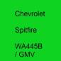 Preview: Chevrolet, Spitfire, WA445B / GMV.